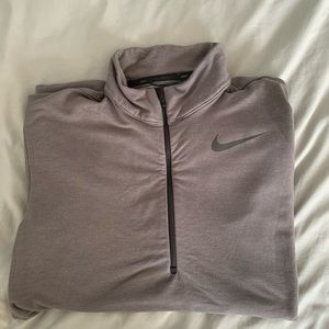 Nike half zip pullover - Grey mens medium